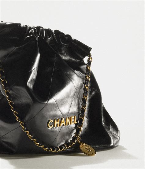 chanel black shiny hardware|CHANEL.